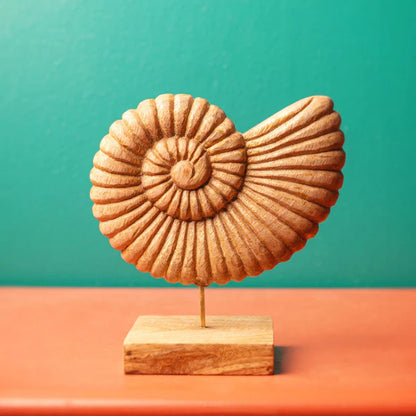 Carved Wood Shell