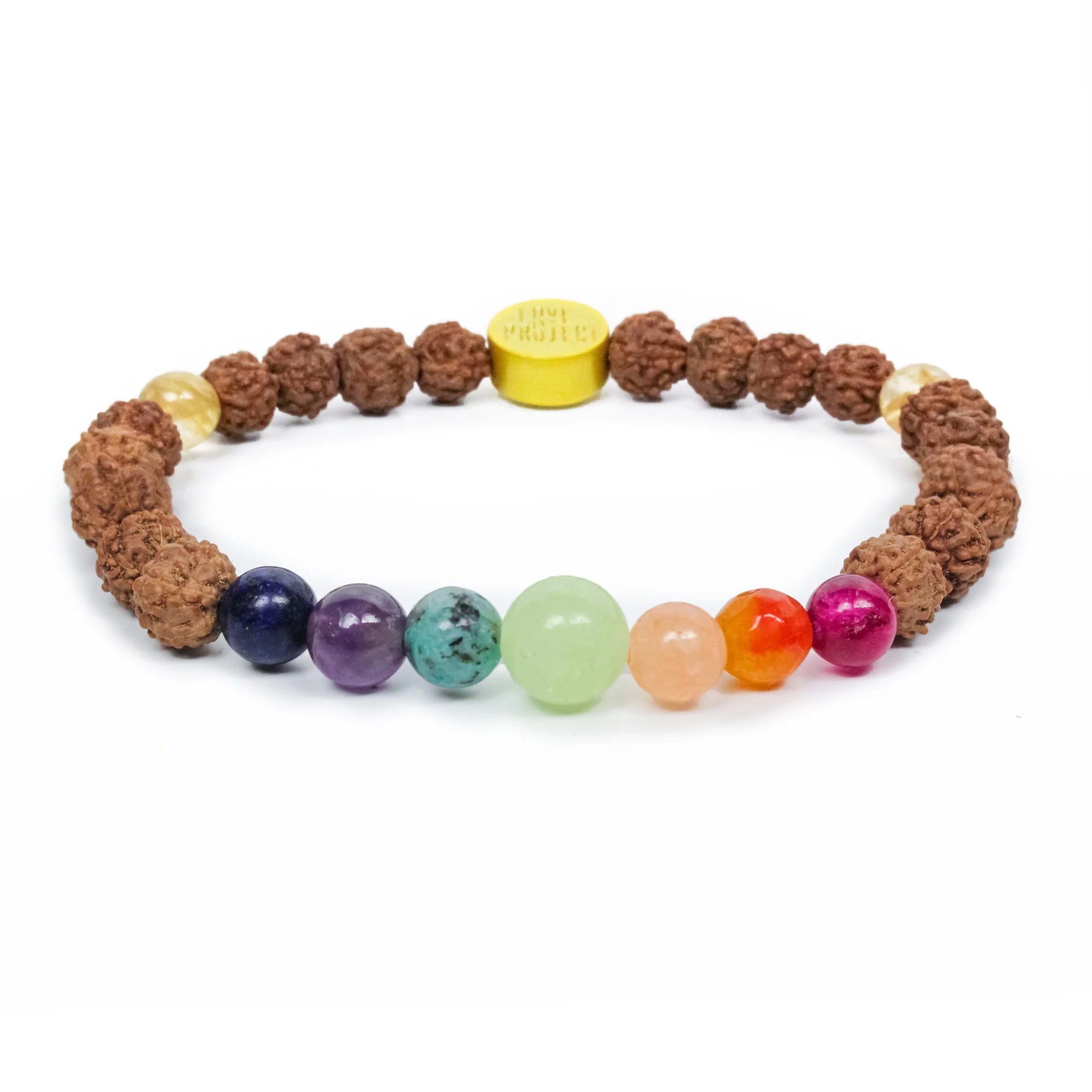 Bali Rainbow Mala Bead Bracelet