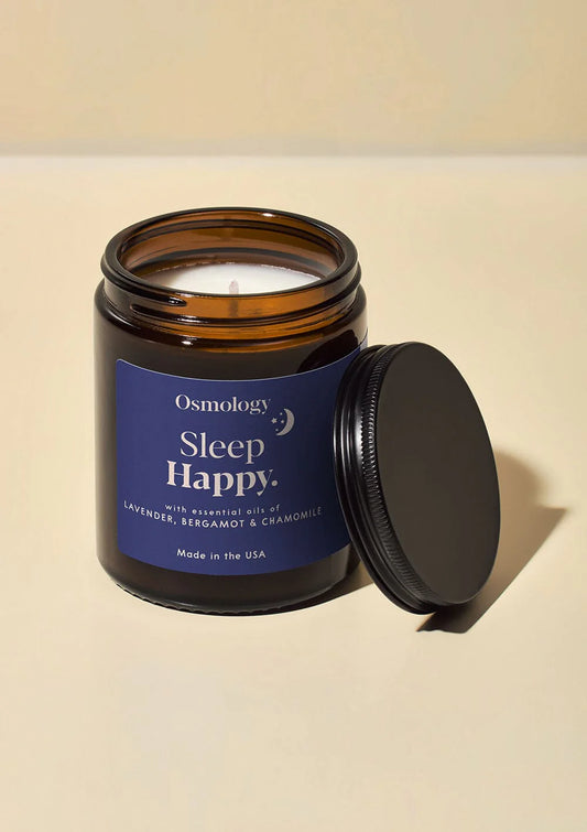 Sleep Happy Scented Jar Candle | Lavender Bergamot and Chamomile