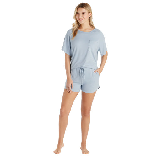 Dream Slouchy Tee Top with Shorts Lounge Set | Surf