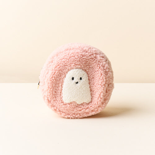 Circle Teddy Pouch | Ghost