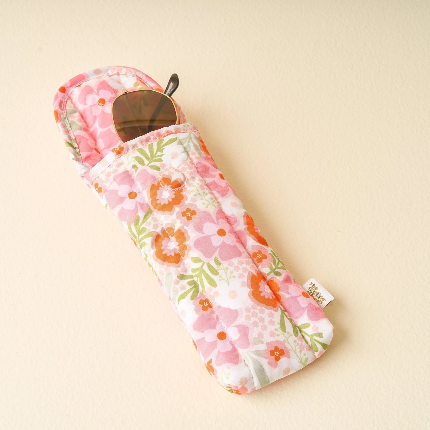 Sunglasses Case | Beyond Blooms Pink Orange