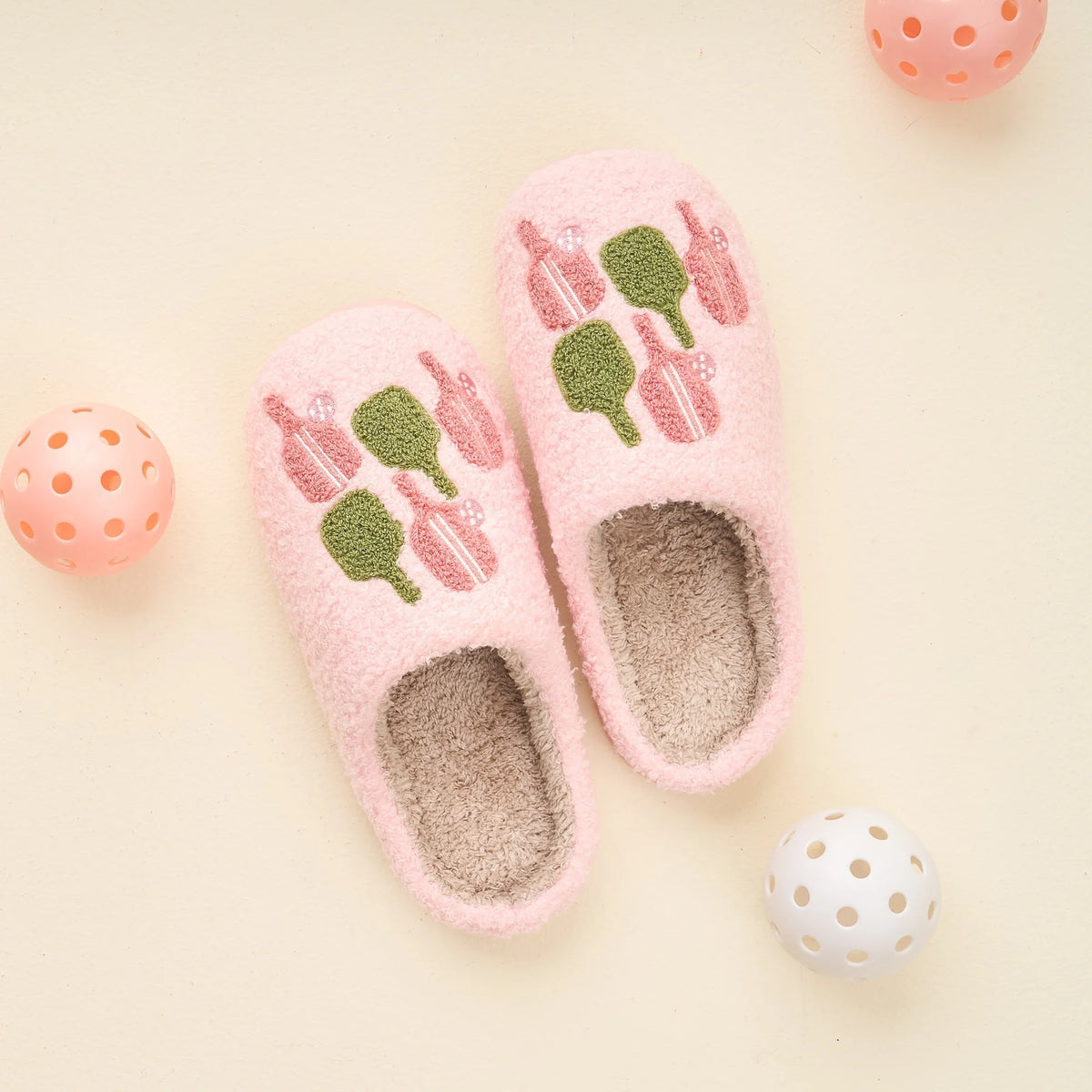 Fuzzy Slippers | Pickleball Club