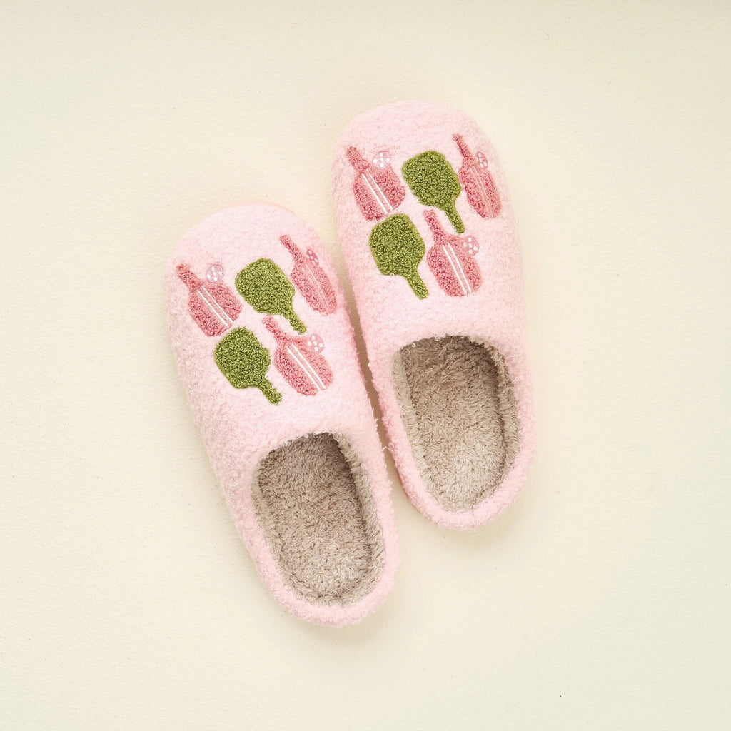 Fuzzy Slippers | Pickleball Club