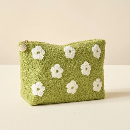 Flower Teddy Pouch | Green Flower