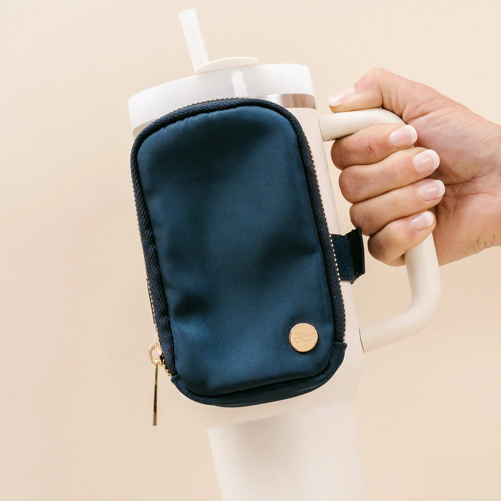 Solid Tumbler Fanny Pack | Navy