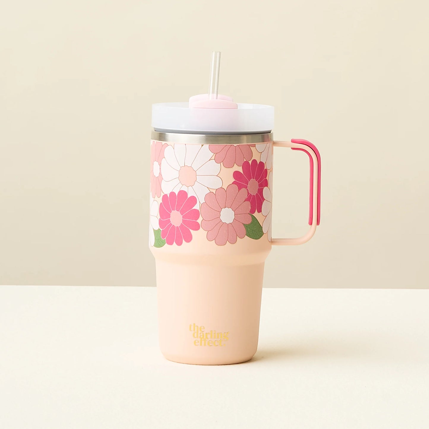 20 oz Tumbler | Daisy Craze Hot Pink