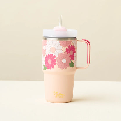 20 oz Tumbler | Daisy Craze Hot Pink