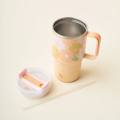 20 oz Tumbler | Daisy Craze Peach