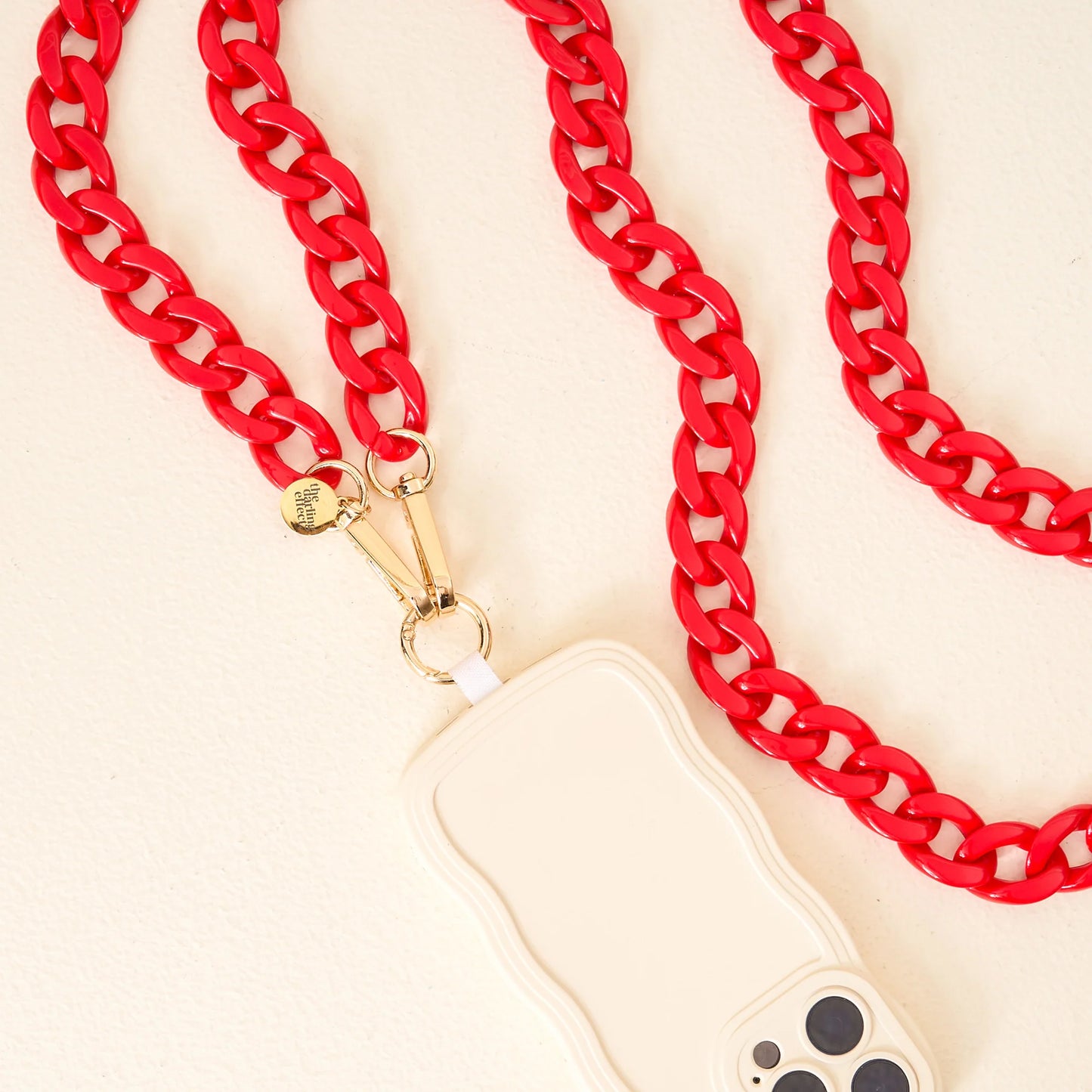 Hold the Phone Crossbody Chain | Red