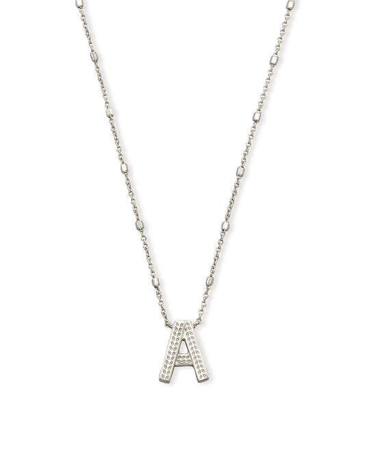 Letter Necklace | Silver