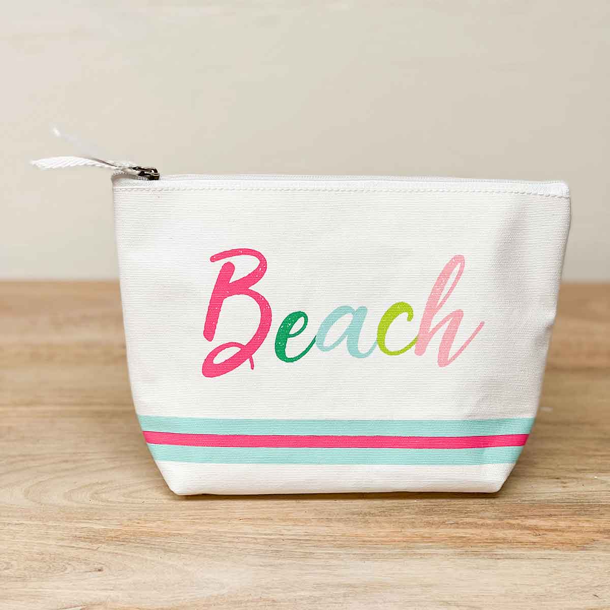 Beach Stripe Shore Cosmetic Bag