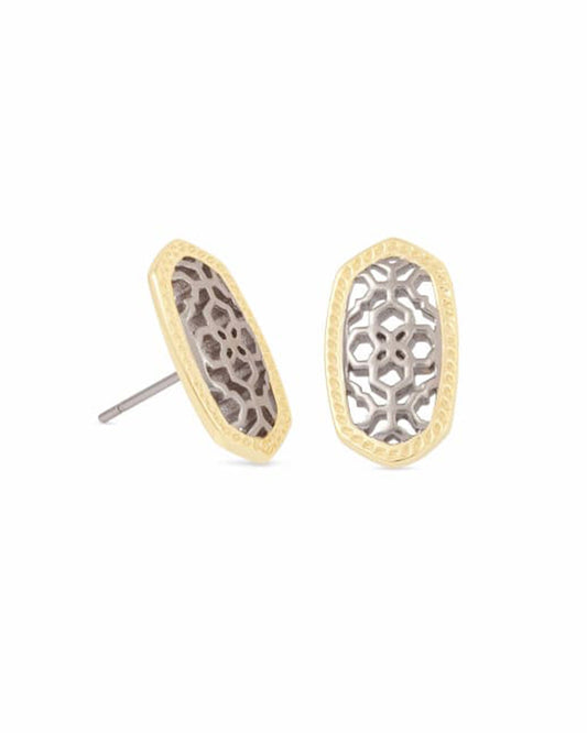 Ellie Earrings | Gold/Silver Filigree