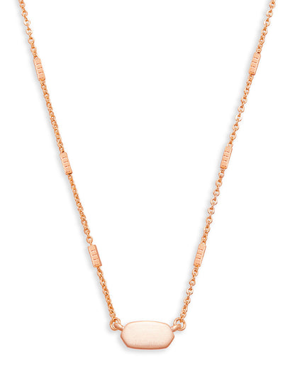 Fern Necklace In Rose Gold
