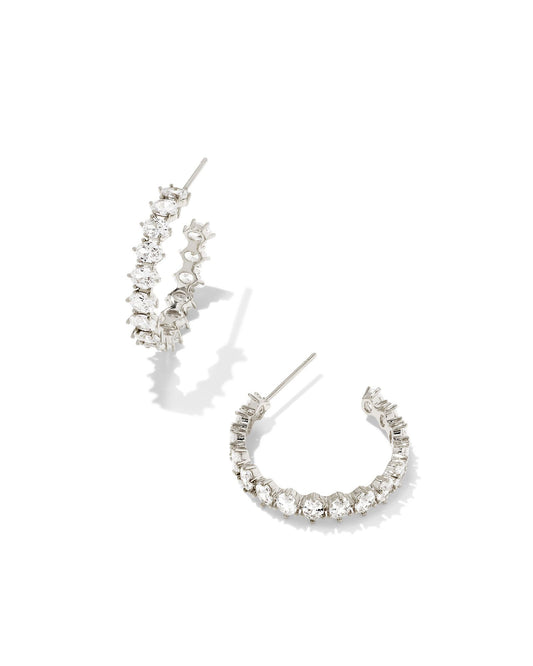 Cailin Hoop Earrings | Silver