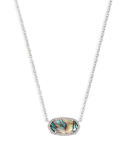 Elisa Necklace | Silver & Abalone Shell