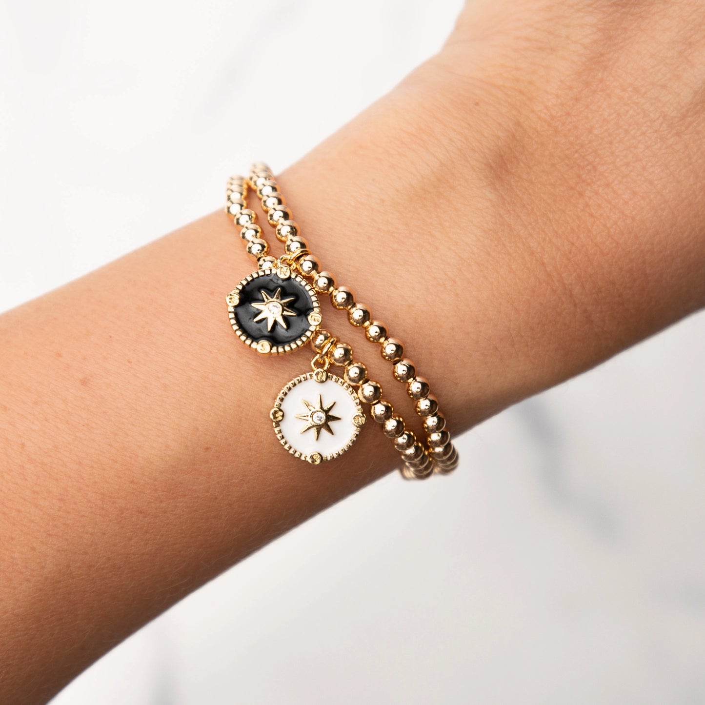 Celestial Bracelet | Compass White