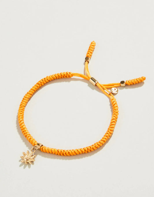 Friendship Bracelet Orange/Daisy