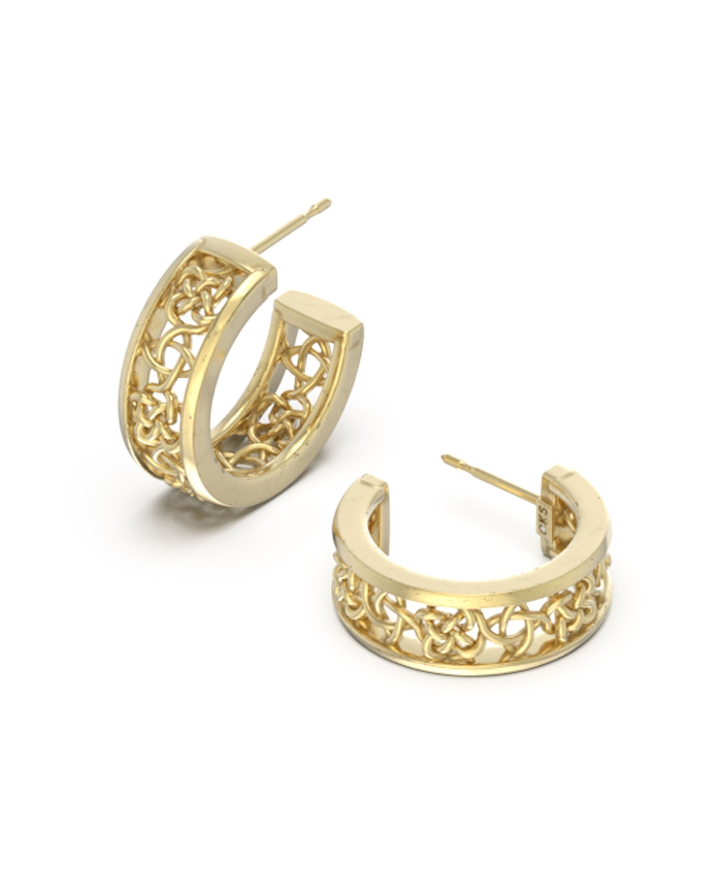Kelly Huggie Earrings | Gold