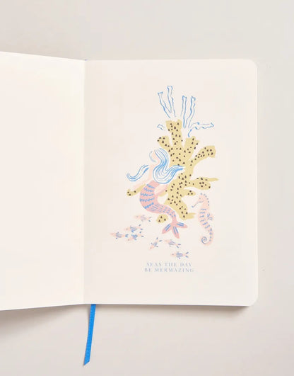 Ruled Notebook Mermaid Sea