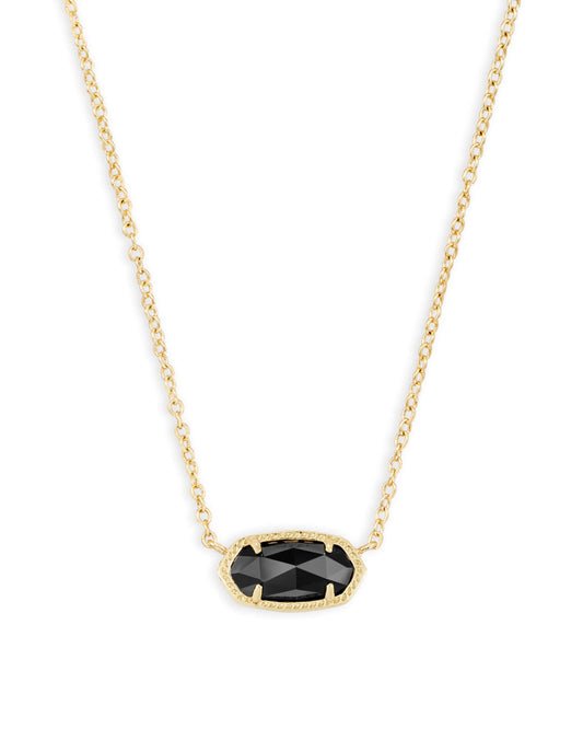 Elisa Necklace in Gold & Black
