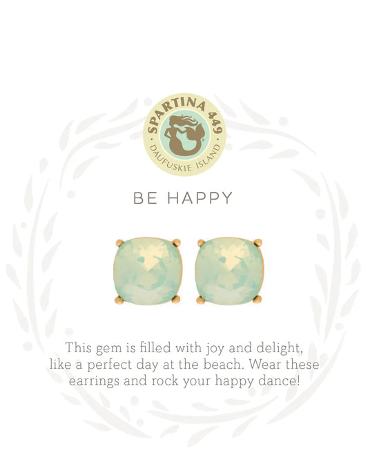 SLV | Happy/Sea Green Earrings