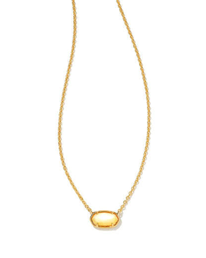 Grayson Short Necklace | Light Yellow Mother-of-Pearl