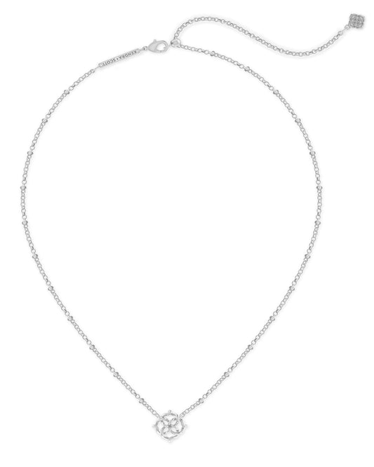 Kelly Short Pendant Necklace | Silver