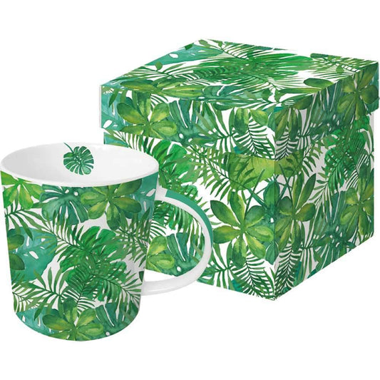 Feuilles Tropicales Gift-Boxed Mug