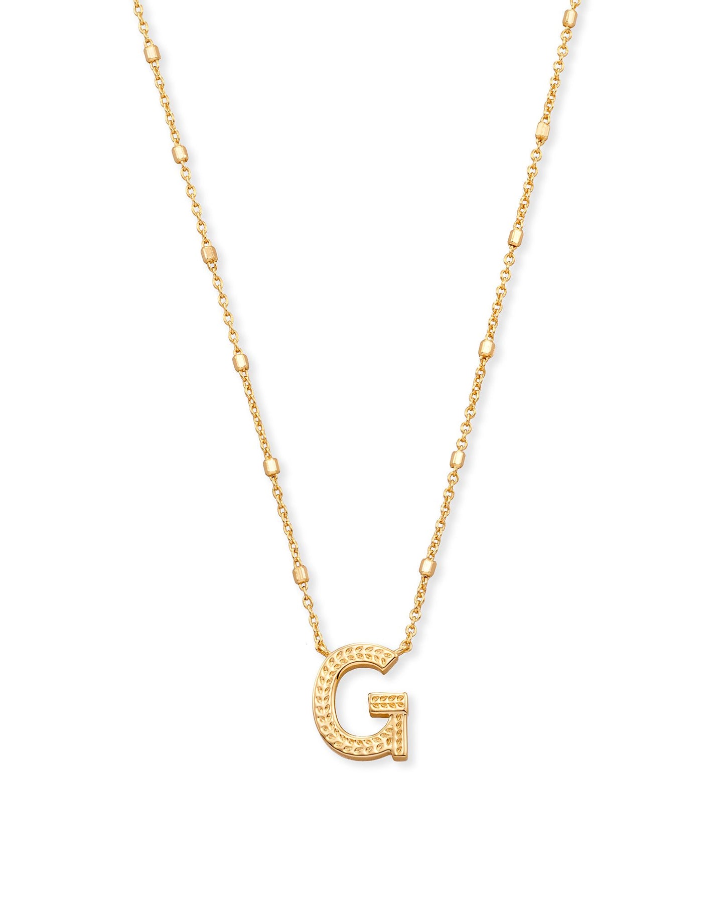 Letter Necklace | Gold