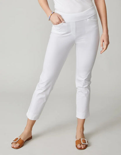 Maren Pull-On Pant | Pearl White