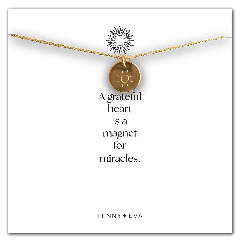 Intentions Necklace | Sun