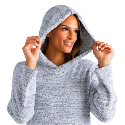Ultra Soft Marshmallow Hooded Lounger | Heather Spring