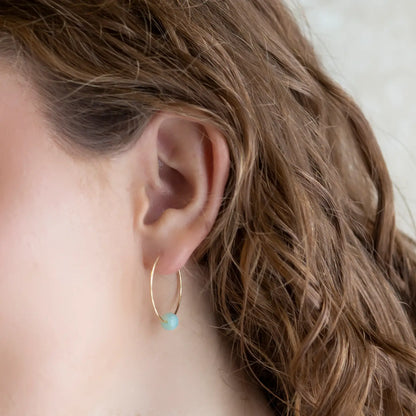 Symbolic Stones Earrings | Amazonite