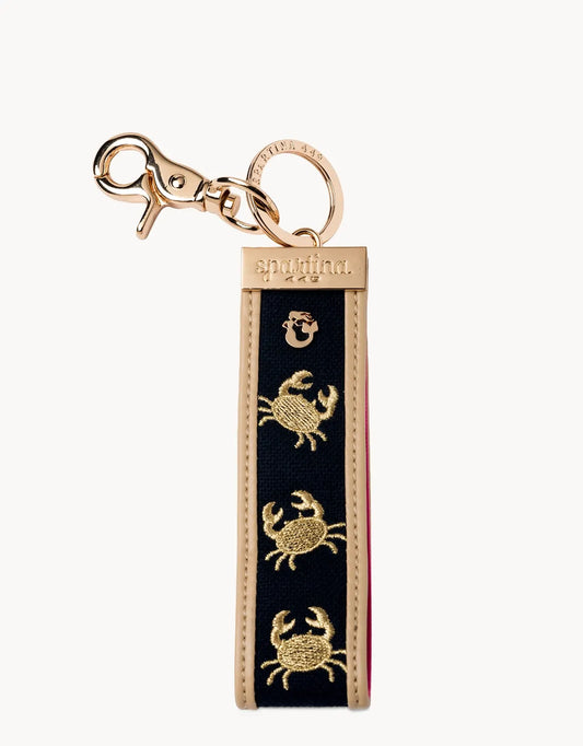 Embroidered Grab-n-Go Keychain | Crab
