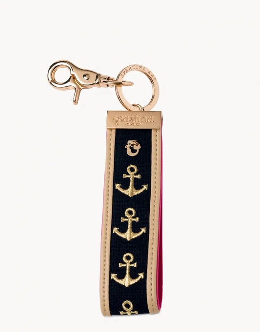 Navy Grab-n-Go Keychain | Anchor