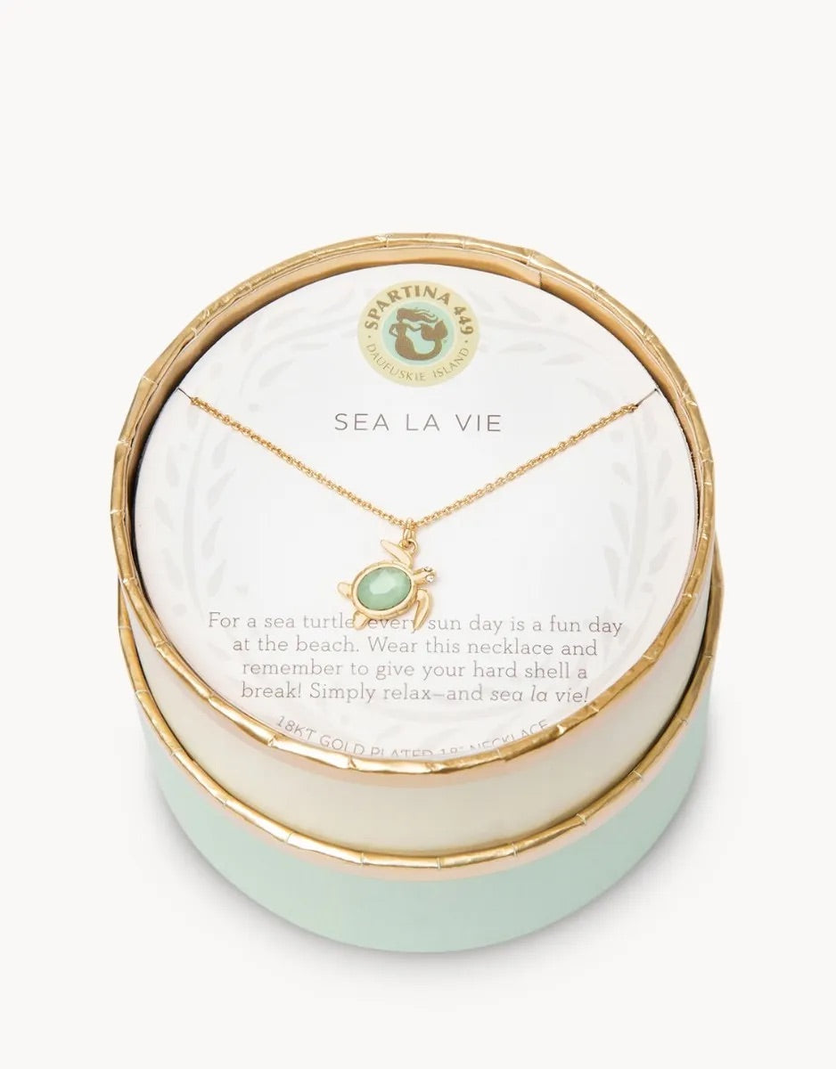 Sea La Vie Necklace | Sea Turtle