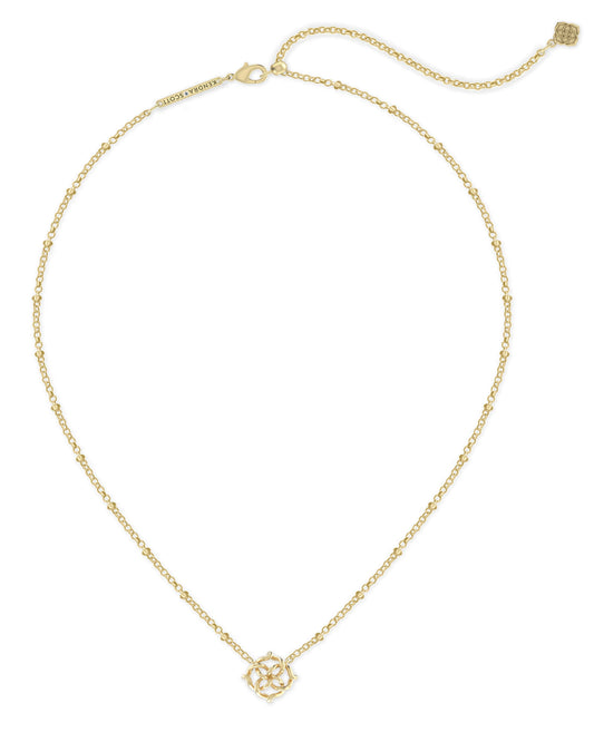 Kelly Short Pendant Necklace | Gold