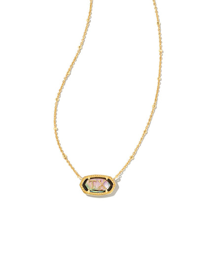 Elisa Gold Texas Necklace | Abalone