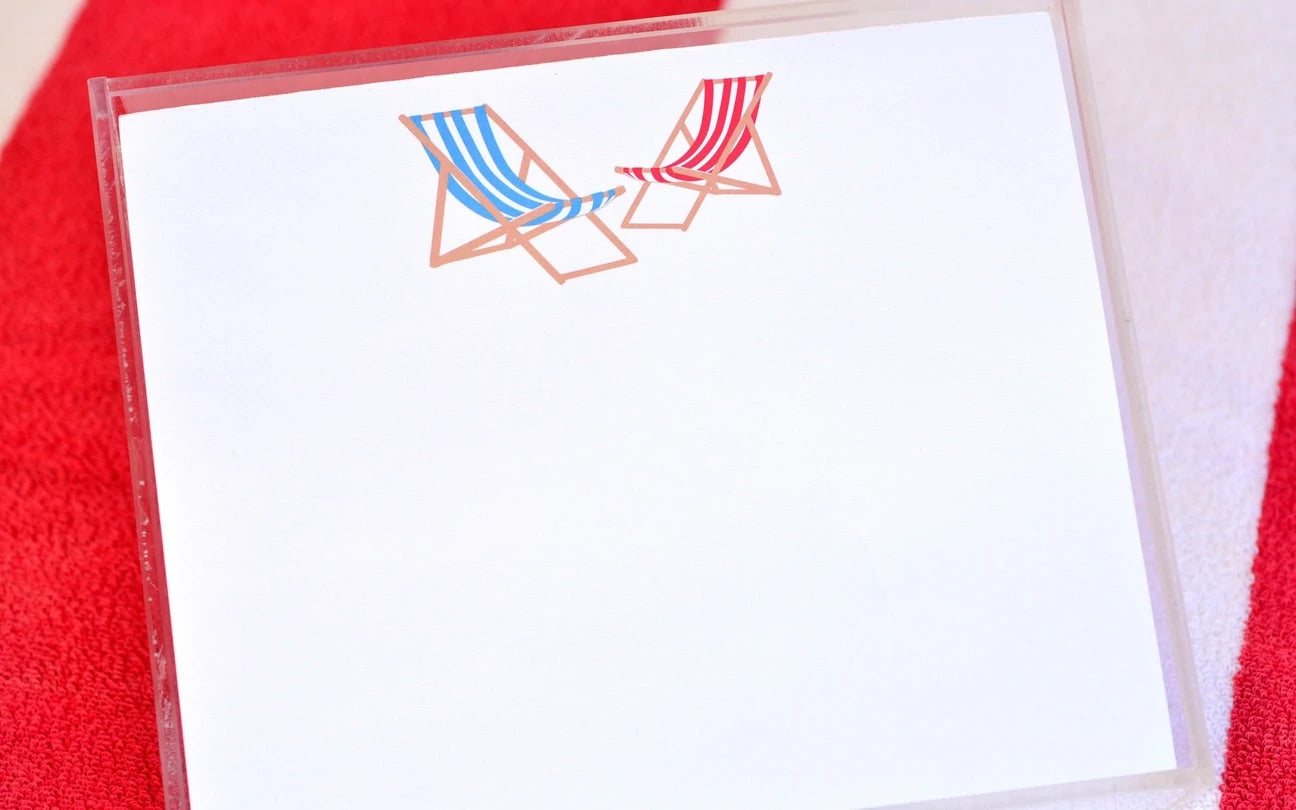 Beach Chairs Notepad