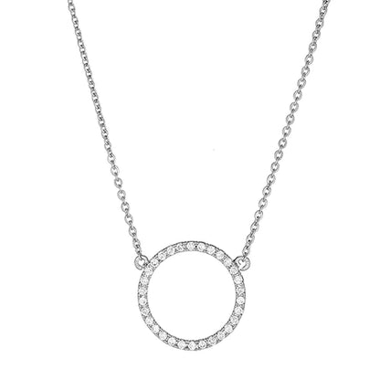 Medium Cutout Circle Necklace