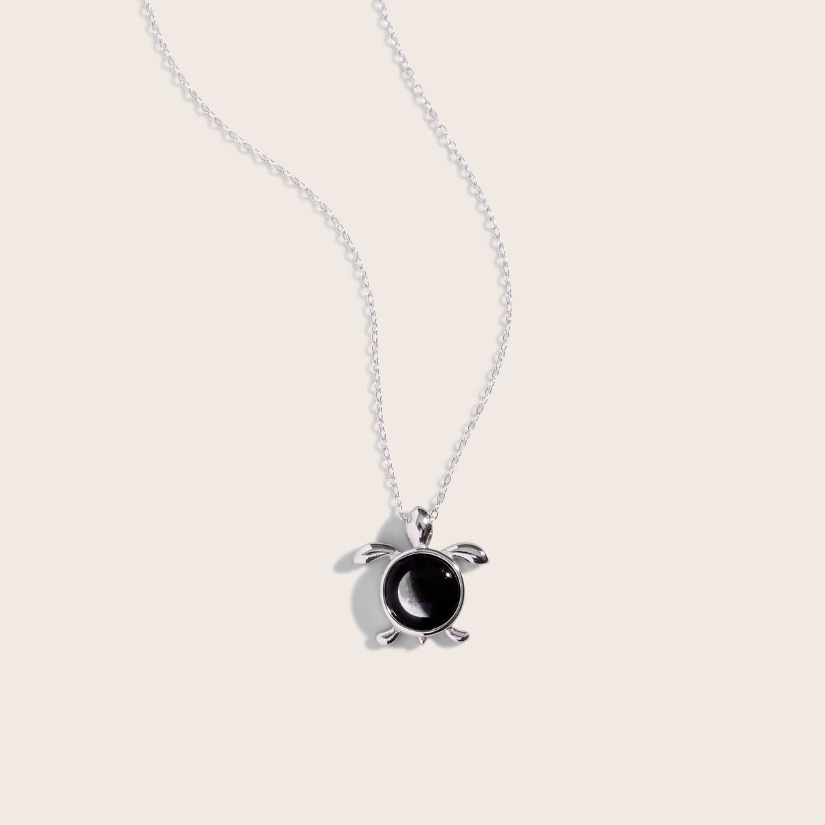 Sea Moon Turtle Necklace