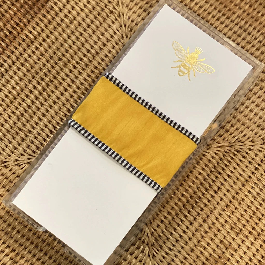 Bee Gold Foil Notepad