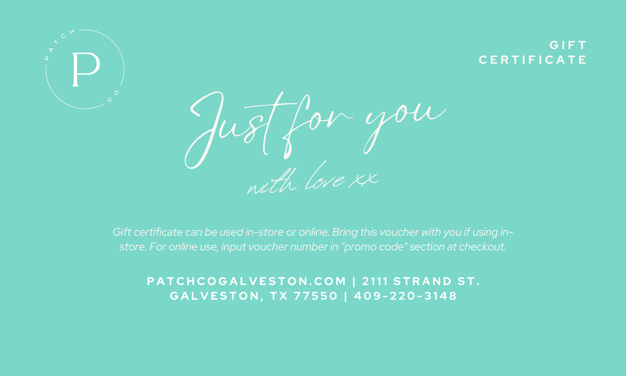 Patch Co Gift Card