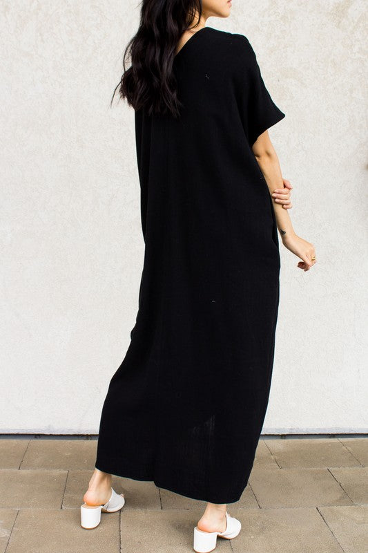 V-Neck Maxi Dress
