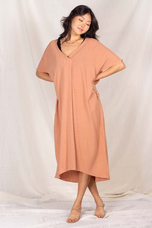 V-Neck Maxi Dress