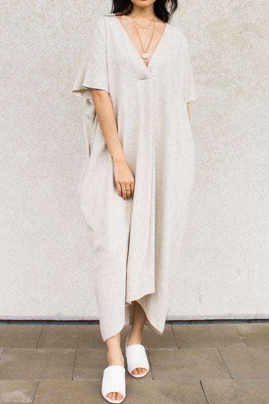 V-Neck Maxi Dress