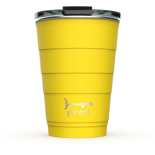 16oz Stainless Steel Insulated Tumbler | Festival Yellow