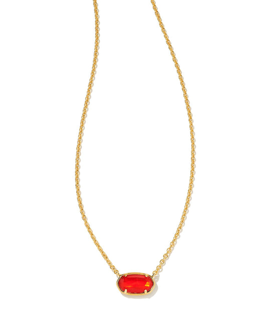Grayson Short Necklace | Red Illusion