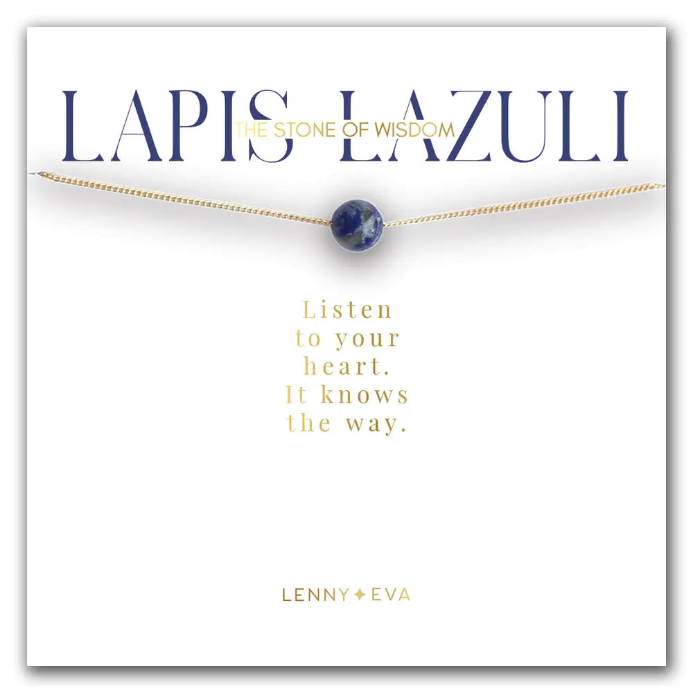 Symbolic Stones Necklace | Lapis Lazuli